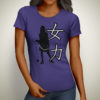 Girl Power-Female-Black-Purple-tee