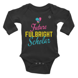 Cute Baby Future Fulbright Scholar Onesie